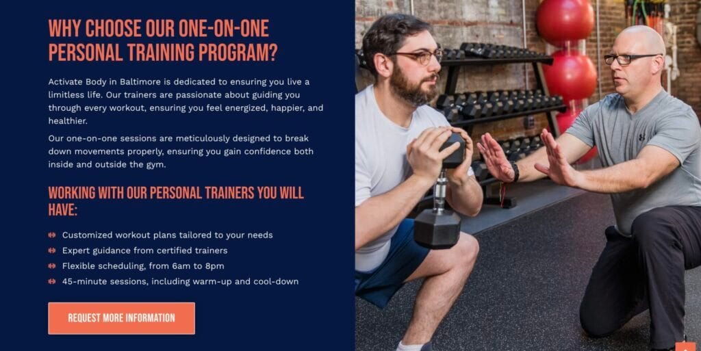 activate training semi private program