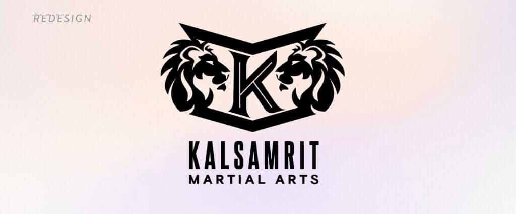 example of a redesigned good martial arts logo