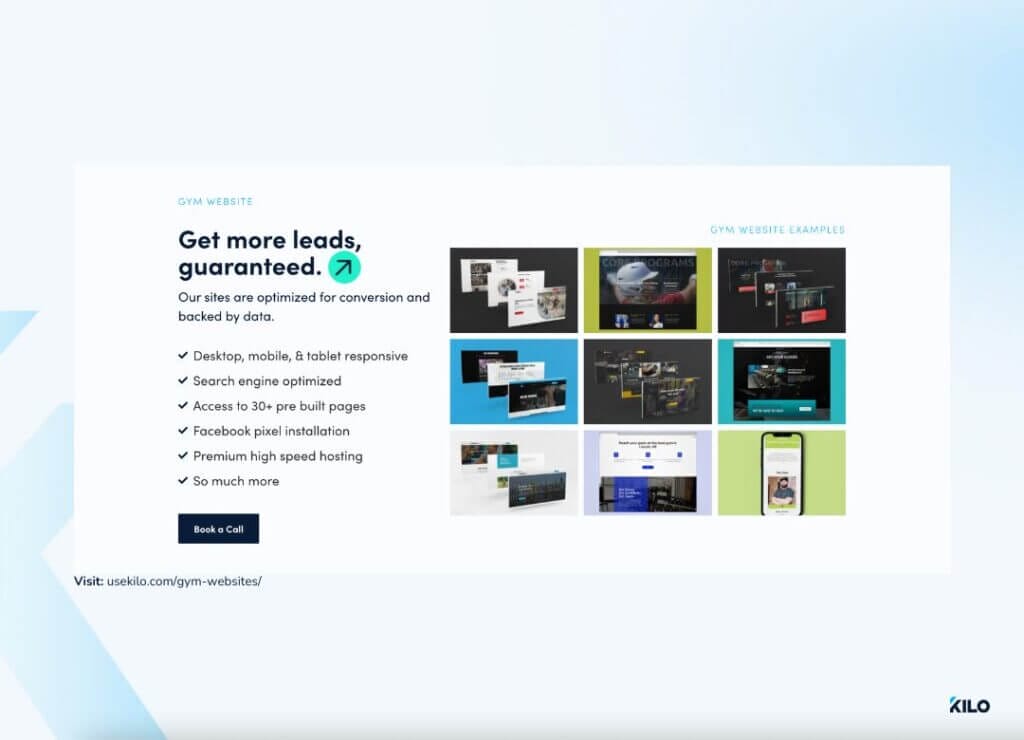 get more leads with Kilo gym management software