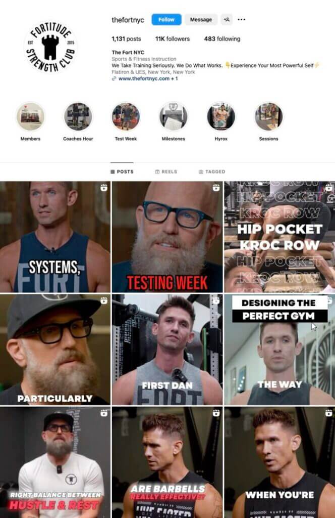 This gym added $100k revenue in 30 days 1 The Fort NYC Instagram