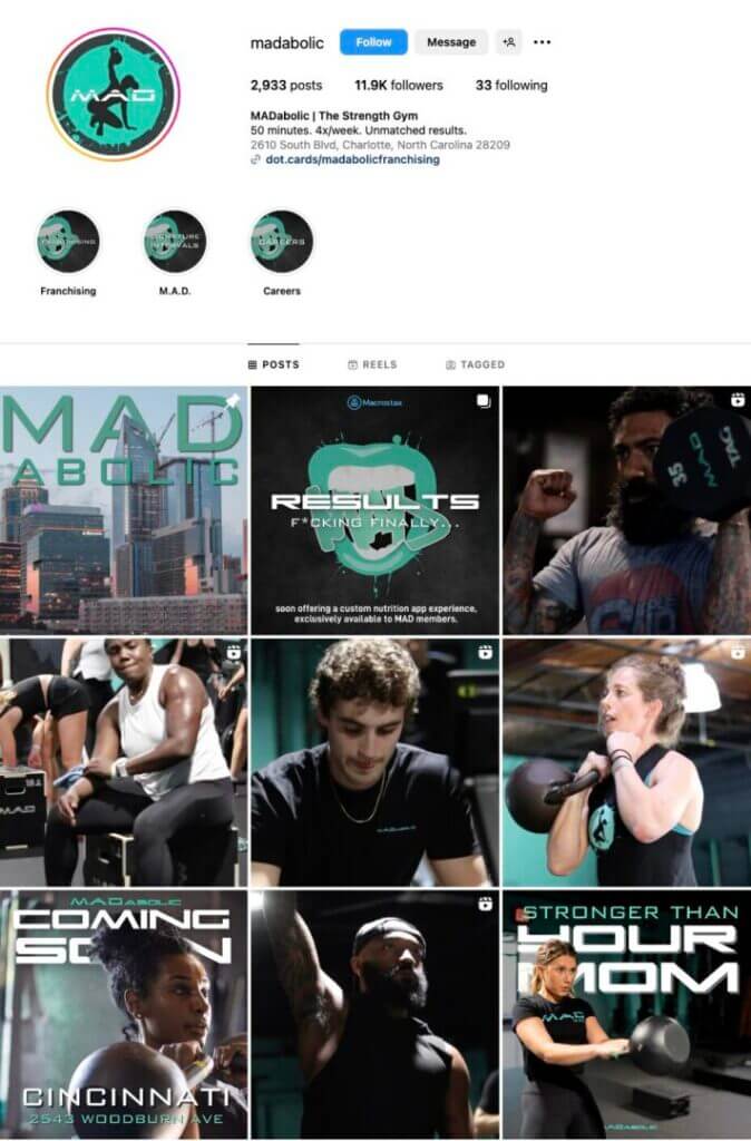 MADabolic instagram