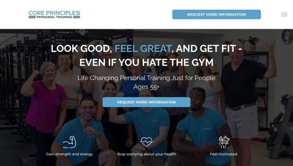 Gym owner makes $300k/yr from 575 sq ft 1 Core Principles gym website