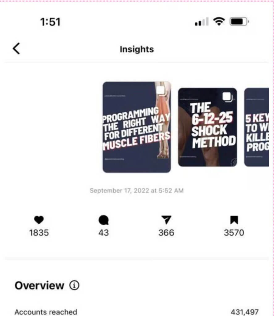 instagram reels gym