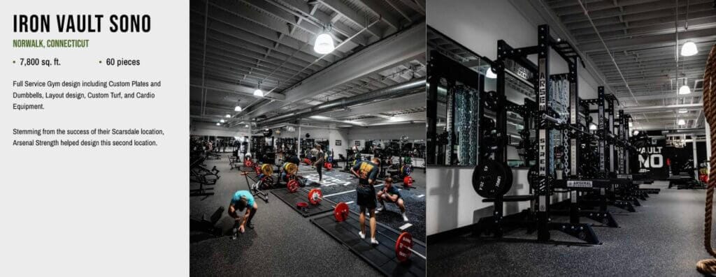 Iron Vault parnership with Arsenal Strength