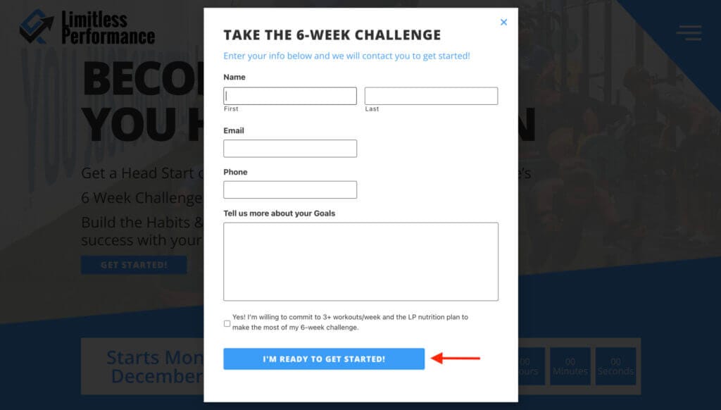 Example of a compelling Call to Action