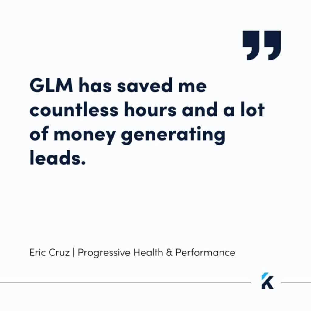 testimonial of GLM for gym automatization