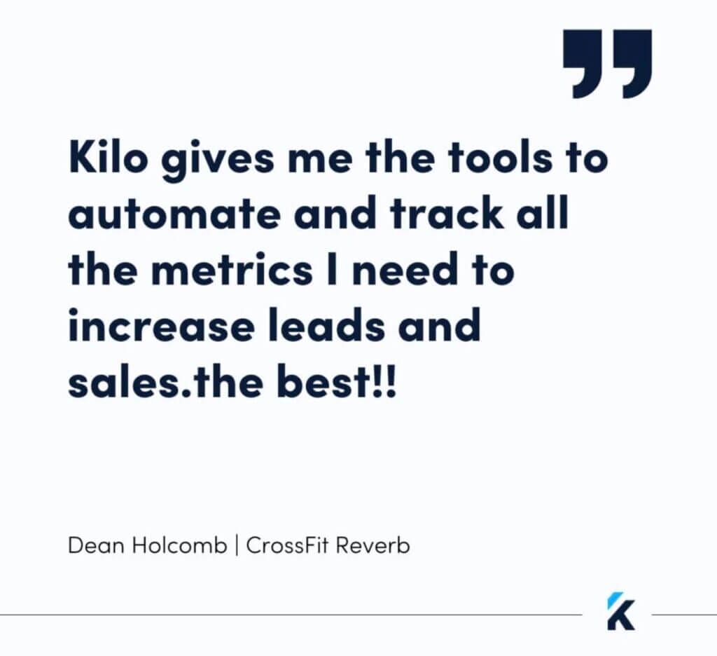 CrossFit Reverb testimonial for Kilo Gym Management System