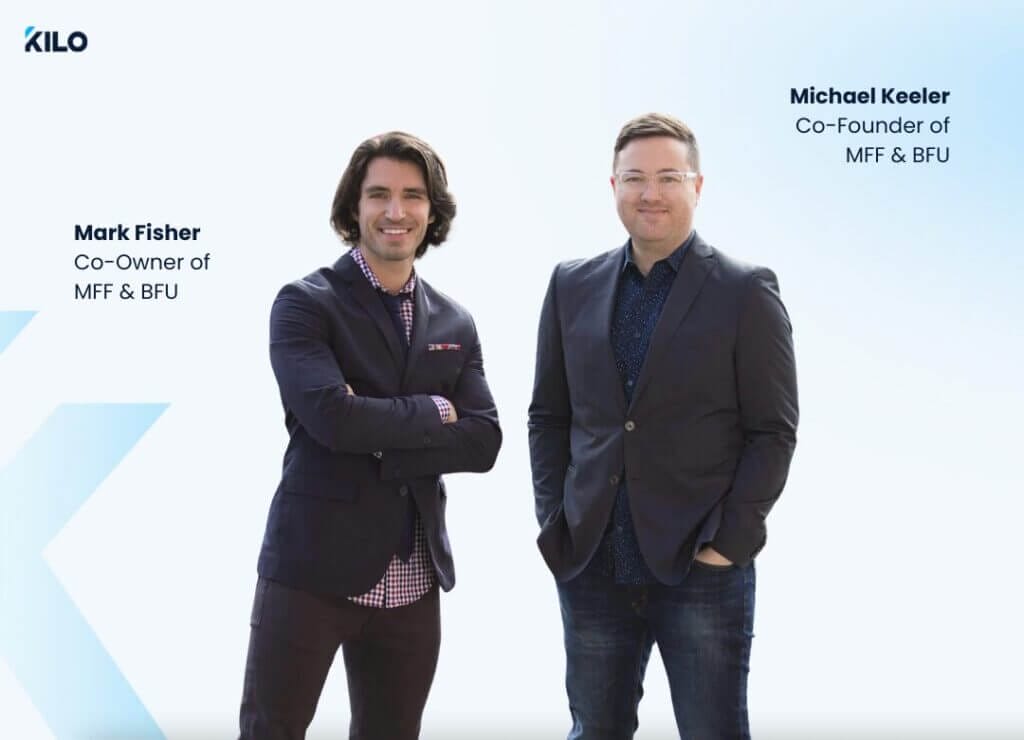Mark Fisher owner and Michael Keeler co-founder of business for unicorns an