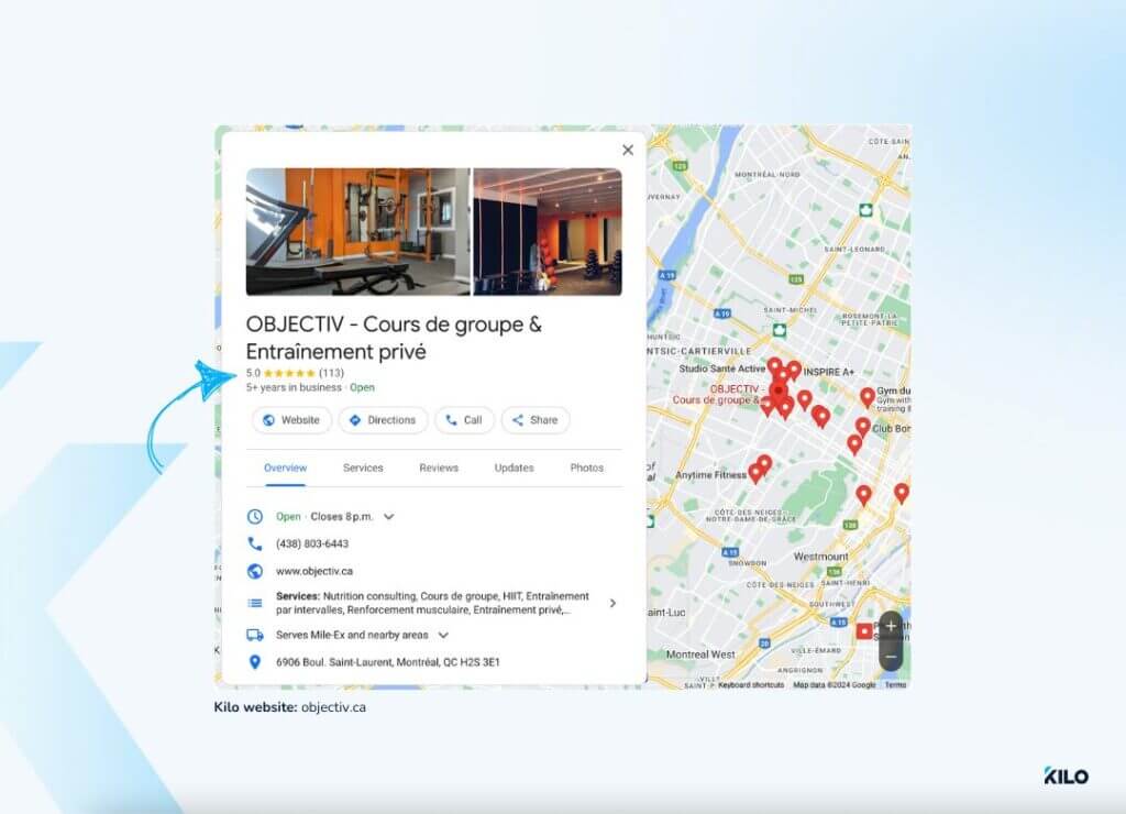 optimize your gym Google Business profile