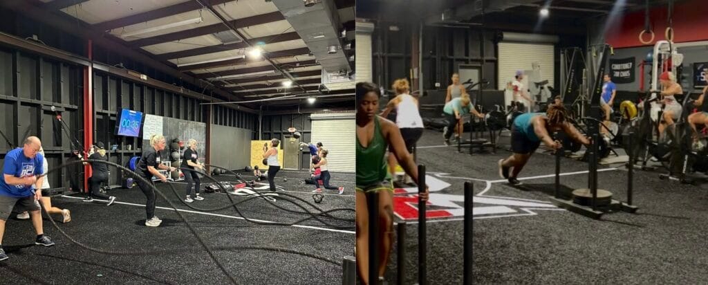 people training at BCI Sports Performance & Fitness