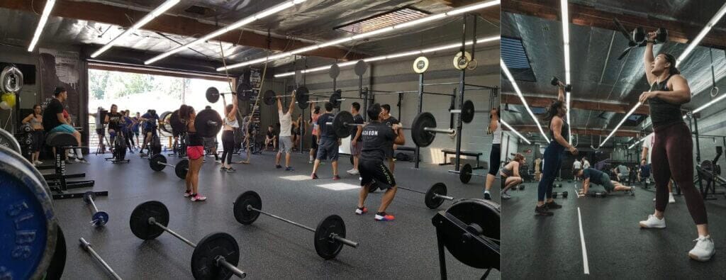 Reason Fitness members working out
