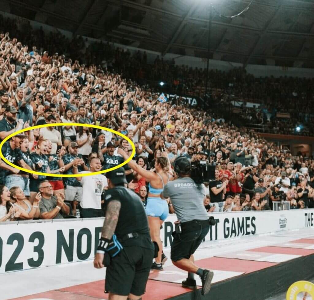 Kilo taking over the CrossFit Games on TV