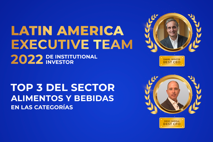 Daniel Servitje and Diego Gaxiola are acknowledged among the best CEOs and CFOS in the industry