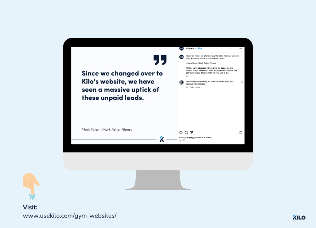gym website content conversion