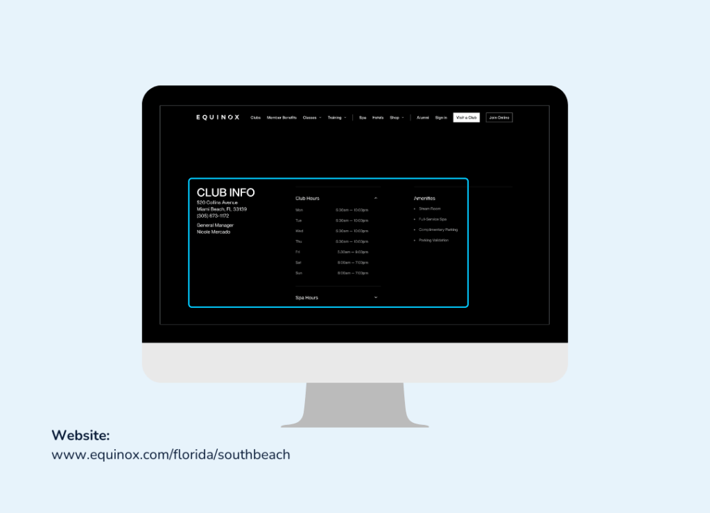 services offered for SEO ranking example 