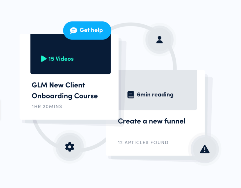 Our easy to use marketing software for gyms comes with videos, articles and additional support options