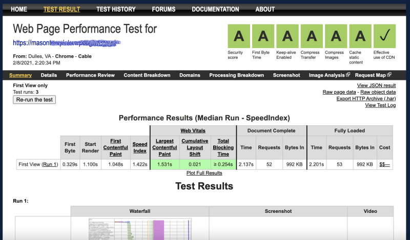 The Guide to Local SEO for Gym Owners 11 mason template speed score 1